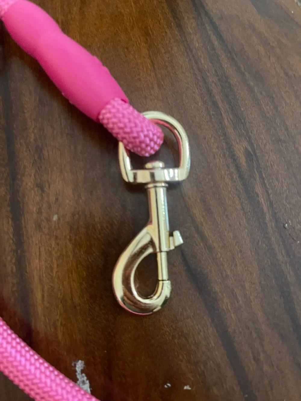 Paris Hilton Pink Dog Leash + Bag Dispenser BFF NWT